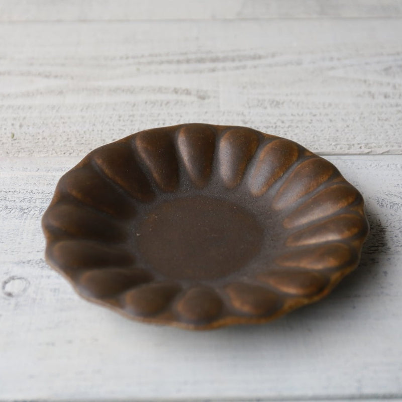 Rust Glaze Rinka Deep Plate (Small)