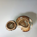 Handmade Bizen ware sake cup, one of a kind