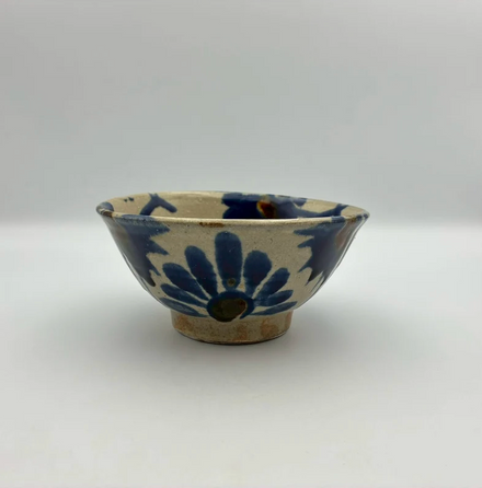 Makai Rice Bowl, 4.5-sun No.2 — Okinawa. Handmade Okinawa ware from Japan.