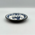 Blue plate from Okinawa, handmade in Japan