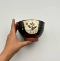 Okinawa ware bowl made by hand in Okinawa, Japan