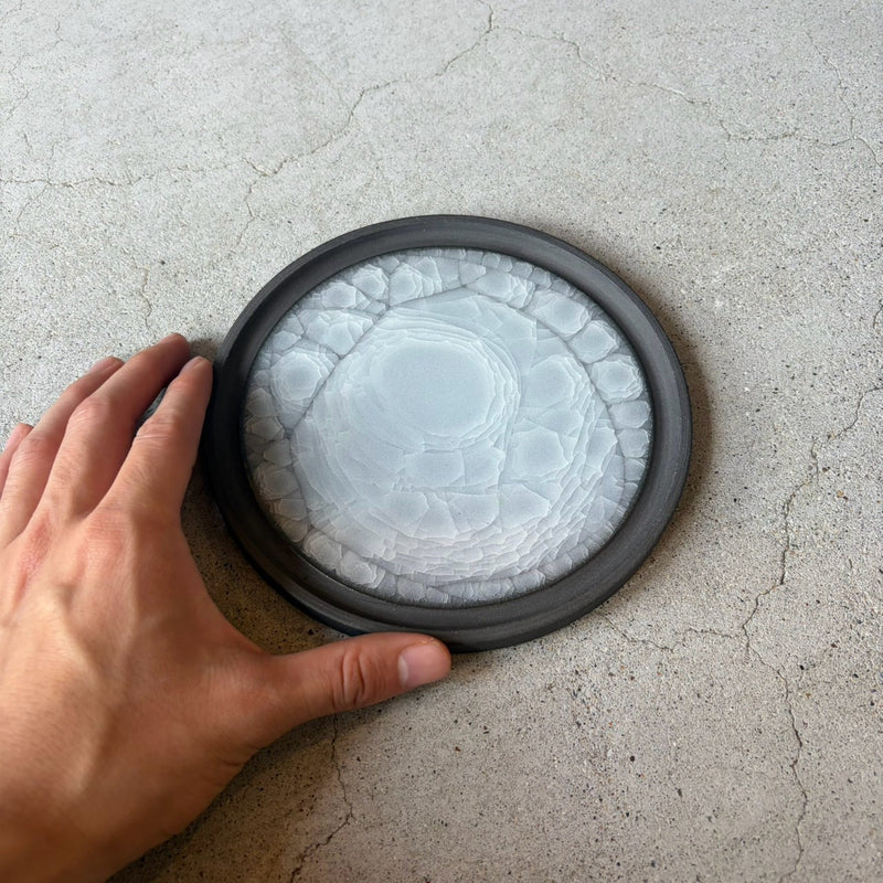 Odawara ware plate made by hand in Odawara, Japan