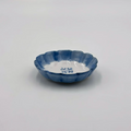Blue and white small floral pattern fluted mini plate