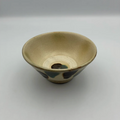 Brown bowl from Okinawa, handmade in Japan