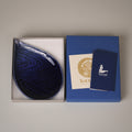 Blue plate from Seto, handmade in Japan