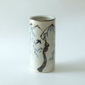 染付 柳與燕 花器 No.1