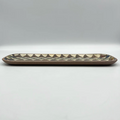 Handmade Okinawa ware plate, one of a kind