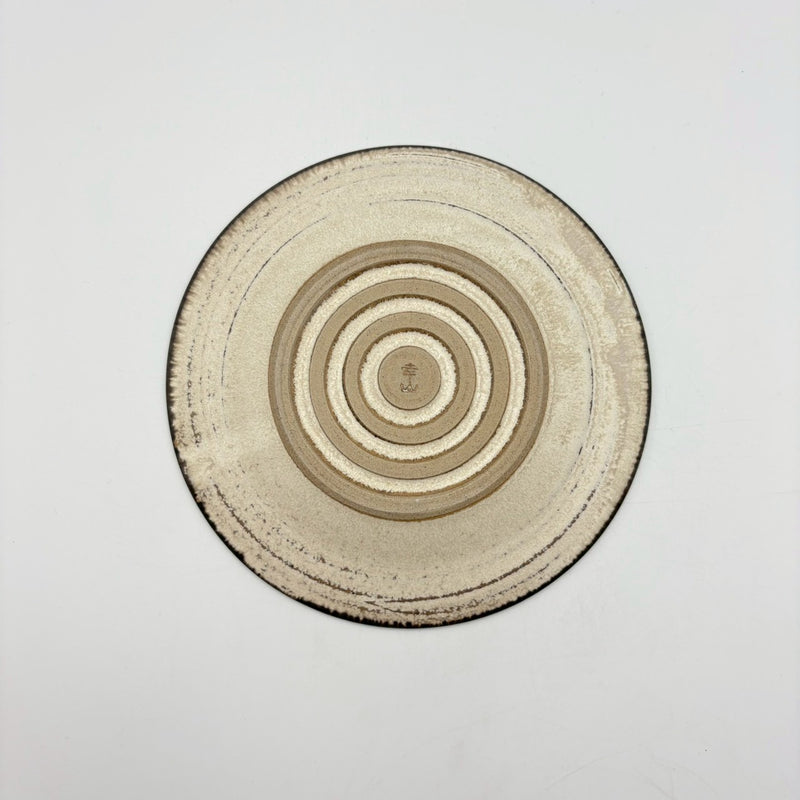 Shinogi Rim Plate 5-sun, White