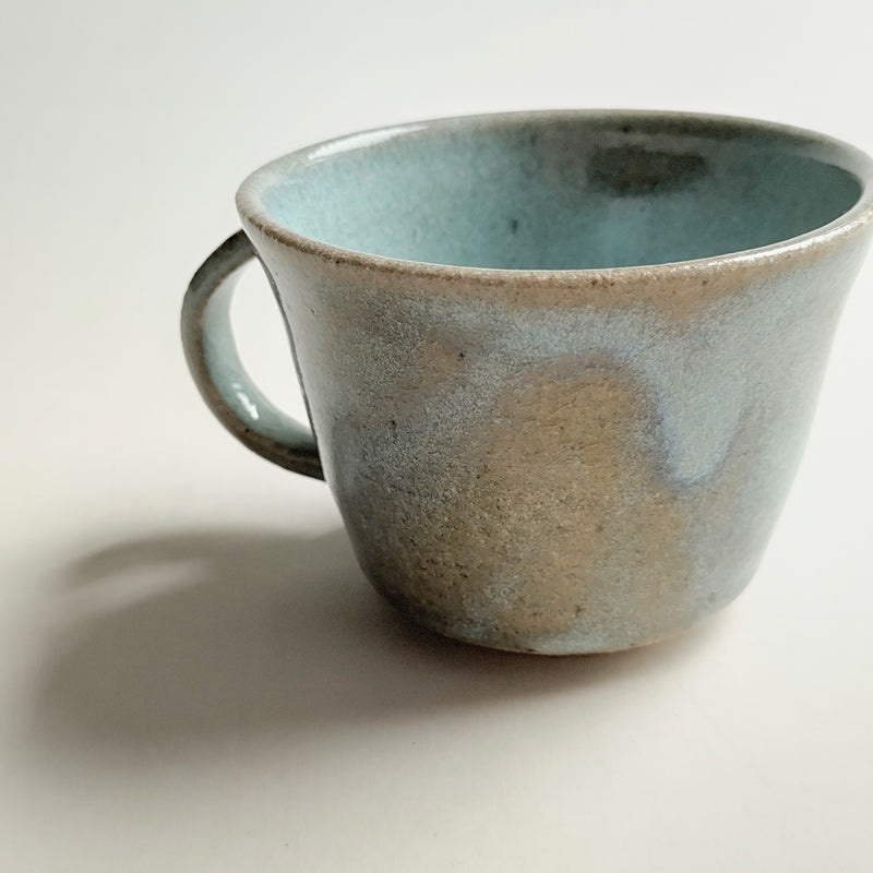 Small mug with pine ash glaze