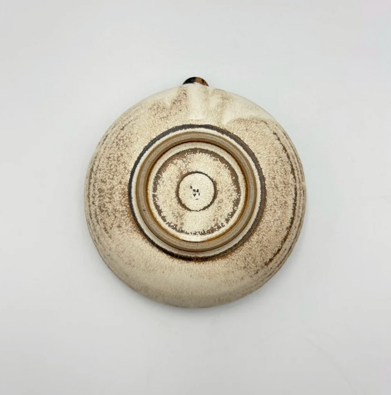 Hana Shinogi Katakuchi Bowl - White