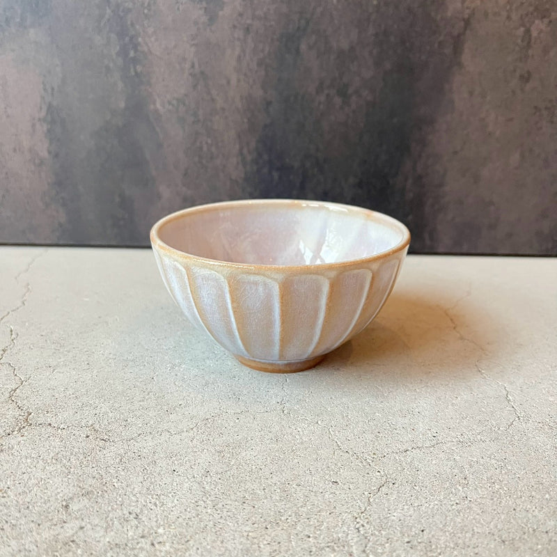 面取飯碗・小　粉引紫【SH6】