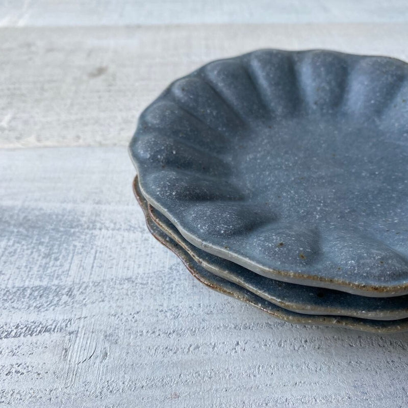 Gray Glaze Rinka Deep Plate, Small