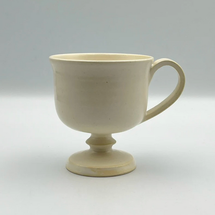 Jade-legged coffee cup - White