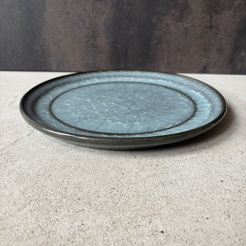 Handmade Odawara ware plate, one of a kind