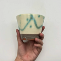Okinawa ware sake cup made by hand in Okinawa, Japan