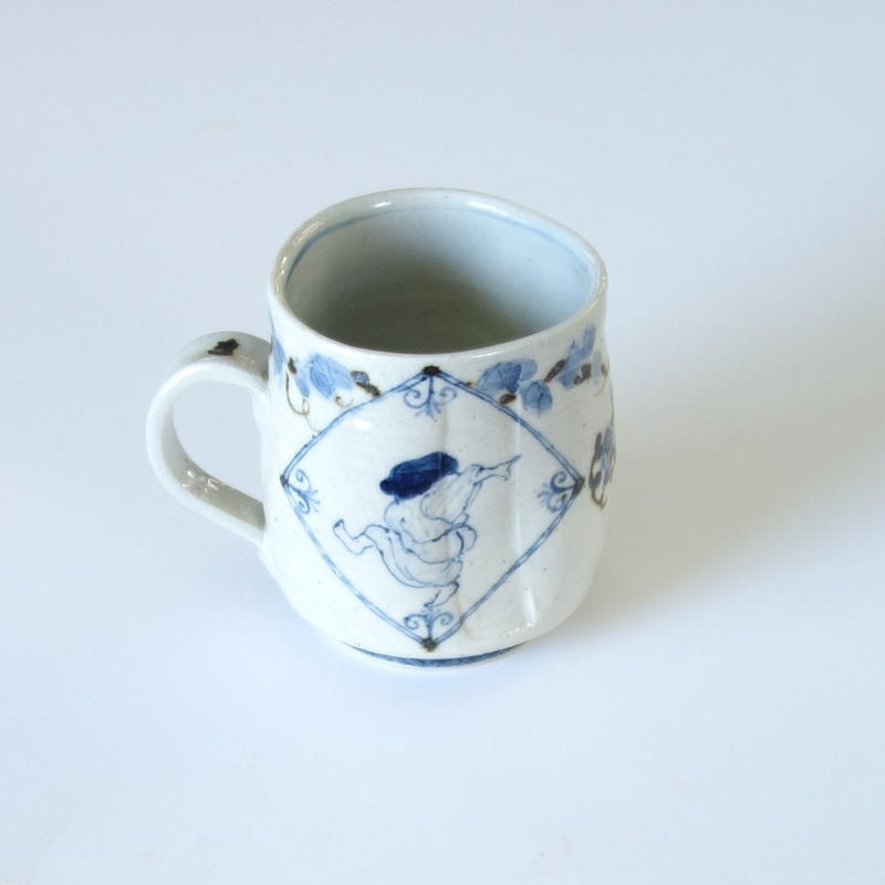 Handmade Tokyo ware mug, one of a kind