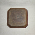 Handmade Bizen ware plate, one of a kind