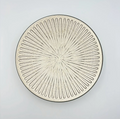 Hana Shinogi Large Plate, White