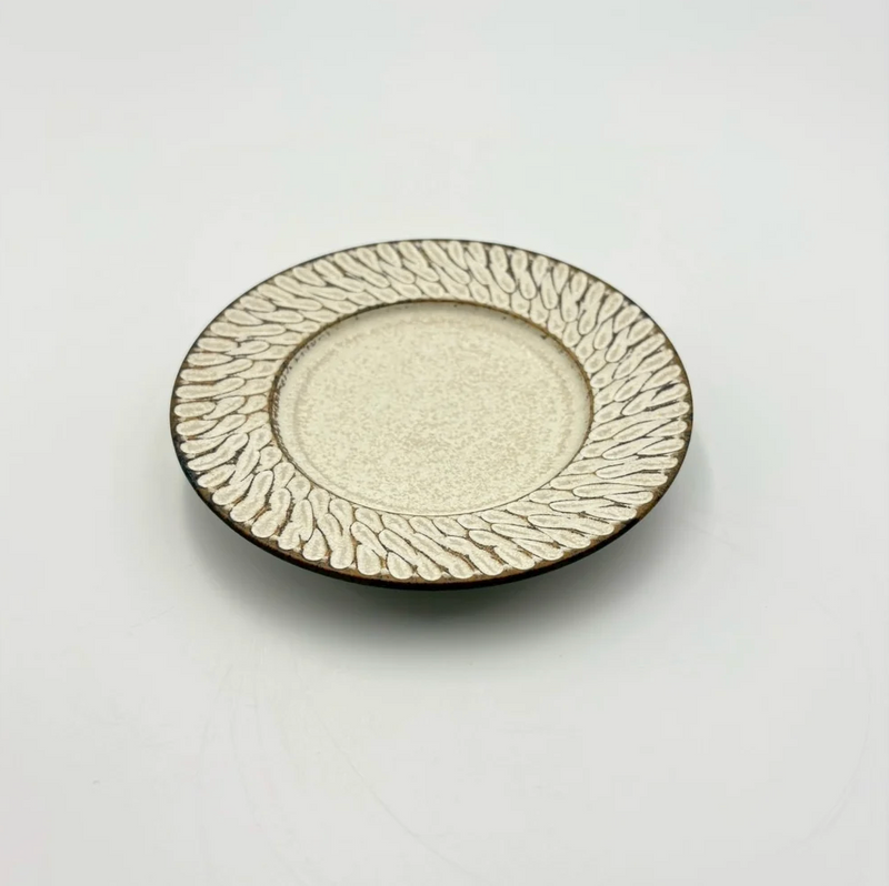 Shinogi Rim Plate 4 sun White
