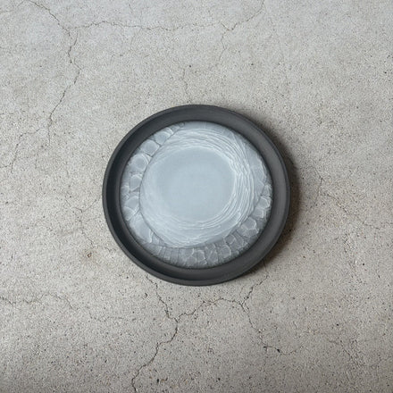 White Porcelain Plate No.7. Handmade Odawara ware from Japan.