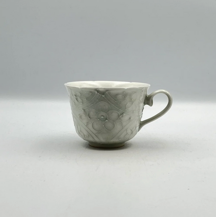 Ash-Blue Glaze Coffee Cup