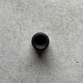 Hiromatsu Hirotaka 3 lines bottle vase S charcoal black