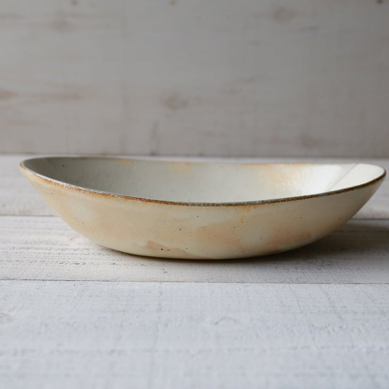 Rough Iron Wire Deep Oval Bowl - Large