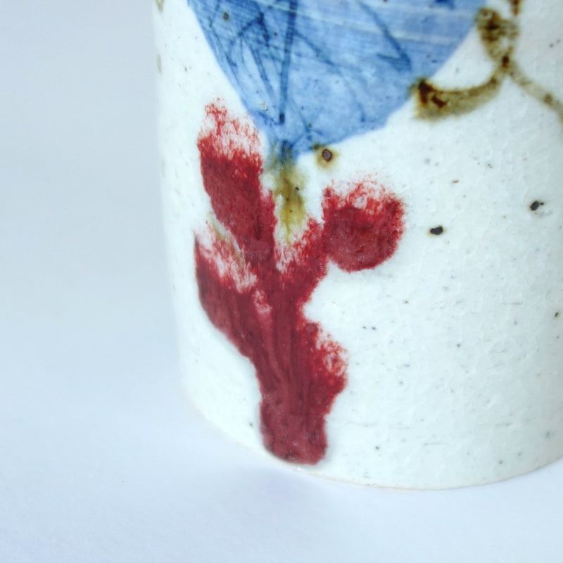 Handmade Tokyo ware teacup, one of a kind