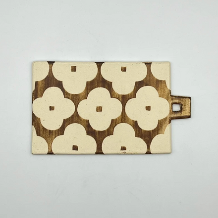 Shoko Maeda Tile Plate - Brown