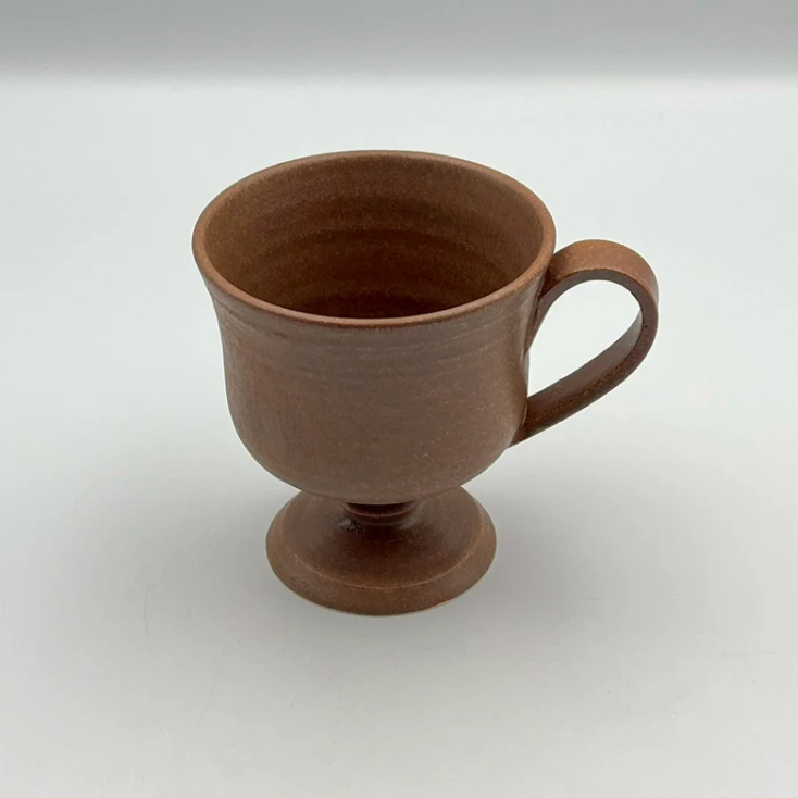 Jade-footed Coffee Cup - Brown