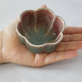 Red Enamel Flower Small Bowl