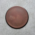 Woodgrain Flat Plate, 24cm No.1 — Kasama, shipped worldwide from Kyoto