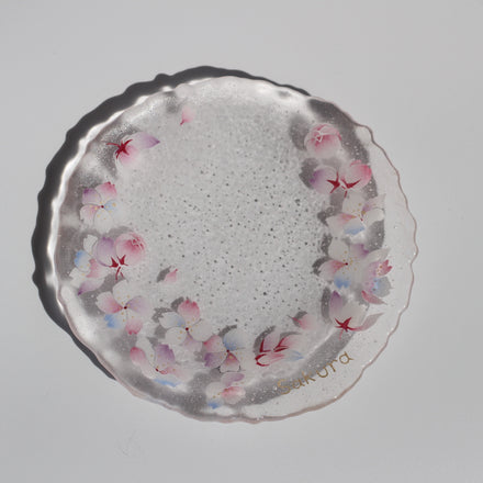 桜硝子皿　Circle of Sakura