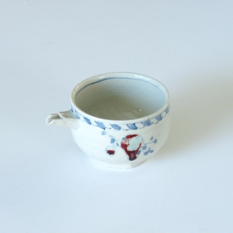 Katakuchi Lipped Sake Pitcher. Handmade Tokyo ware from Japan.