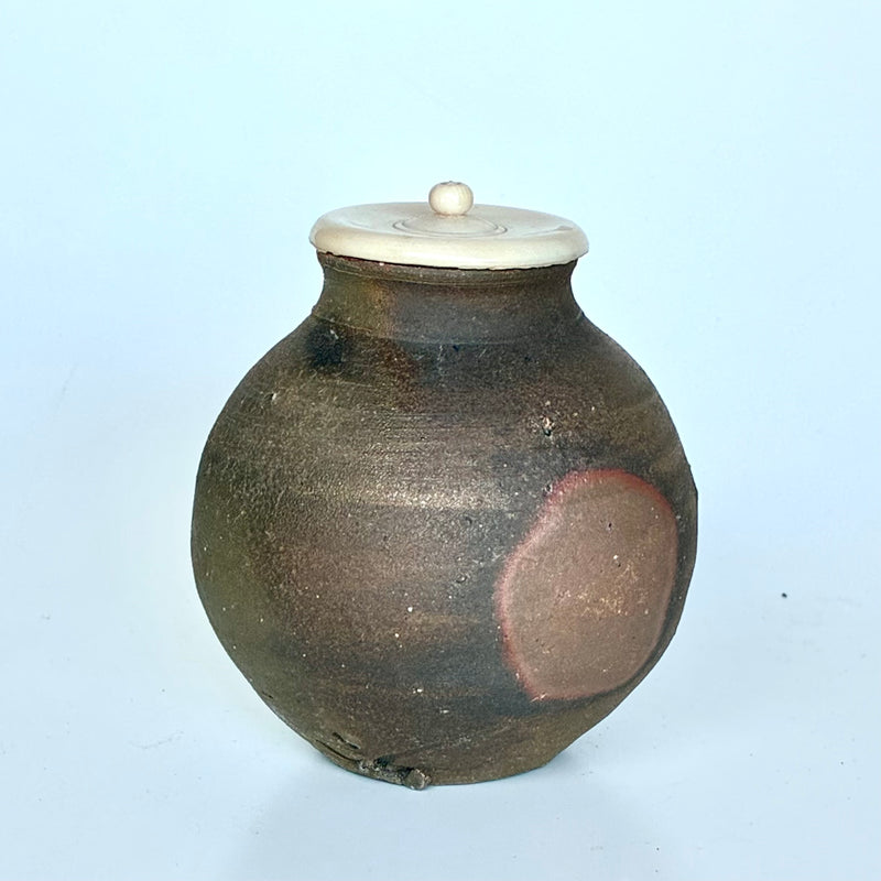 藤原啓　作　　備前茶入