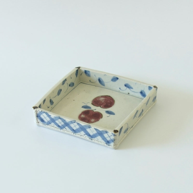 Peach Square Plate