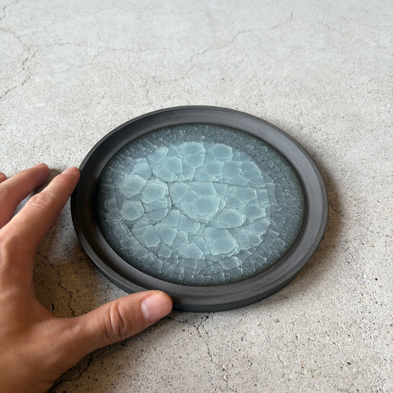 Odawara ware plate made by hand in Odawara, Japan