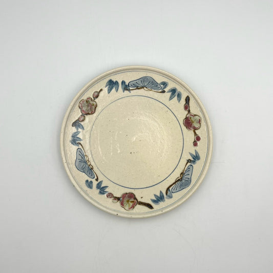 6-inch plate (pine, bamboo, plum)