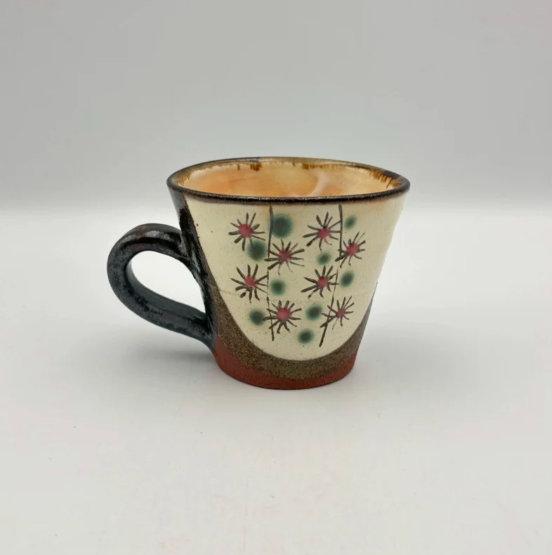 Iriomote Mug, Black — Okinawa. Handmade Okinawa ware from Japan.