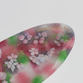 春霞中的櫻花 玻璃藝術盤