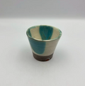 Blue sake cup from Okinawa, handmade in Japan