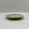 Handmade Okinawa ware plate, one of a kind