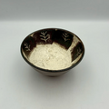 Brown bowl from Okinawa, handmade in Japan