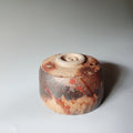 Japanese black teacup from Bizen — Bizen ware