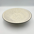 Hana Shinogi Large Plate, White