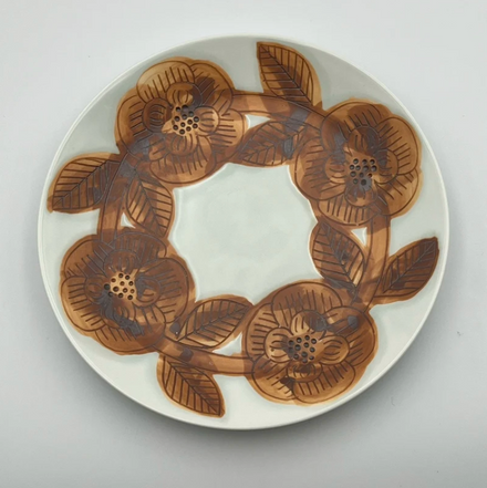Bread plate - flower