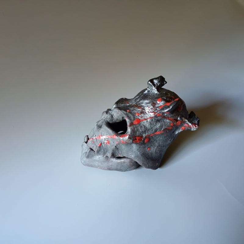 Bizen ware sake cup made by hand in Bizen, Japan