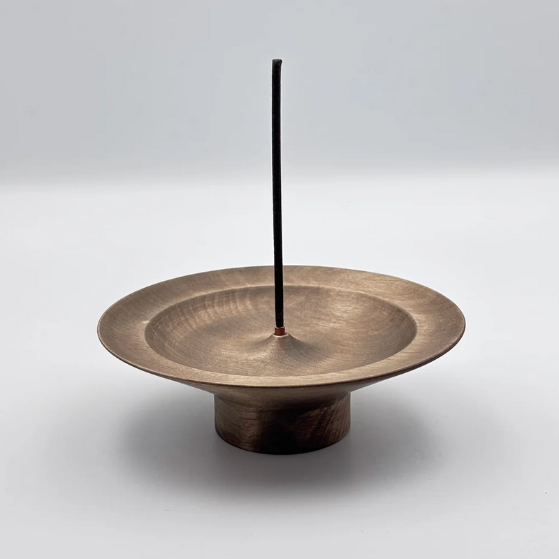 Incense Holder, Maple Iron-Dyed [BO4]