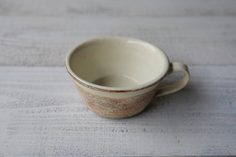 Fuchiara Oubori Handled Straight-Sided Soup Cup