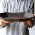 Rust Glaze Octagonal Deep Bowl (Large)